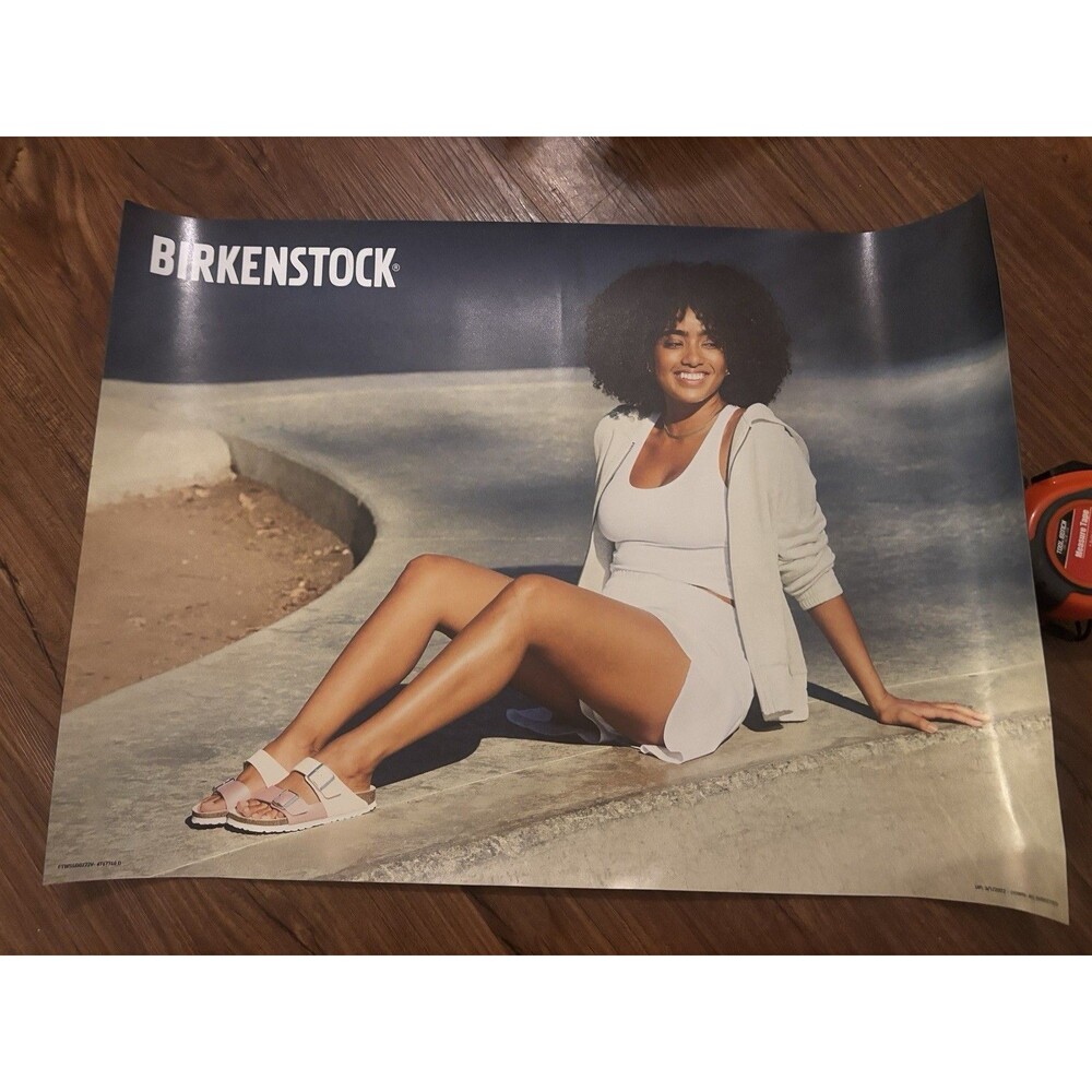 Authentic Birkenstock Magnetic Retail Store Advertising Display Poster 17”x 24”